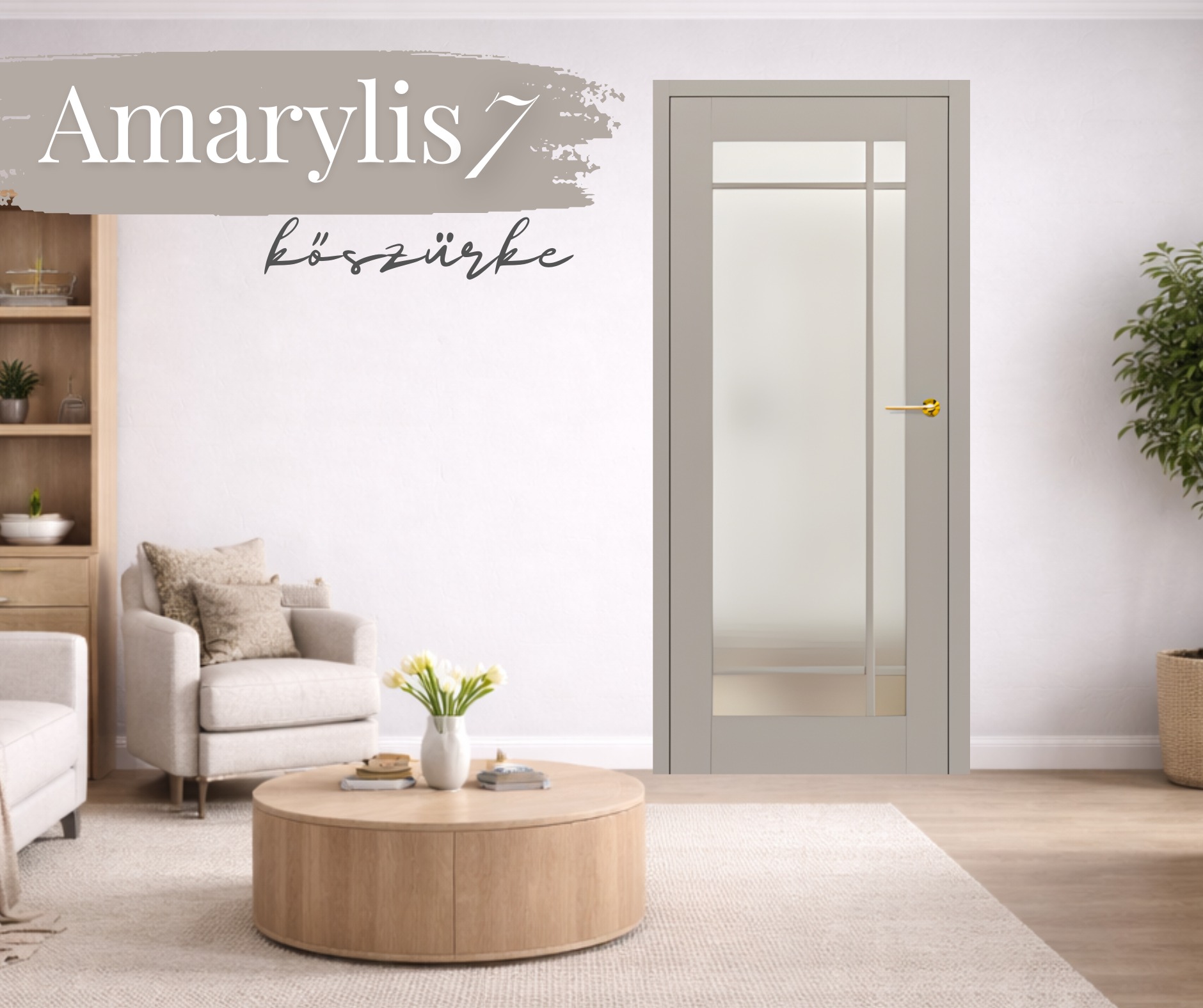 Amarylis 7 – kőszürke